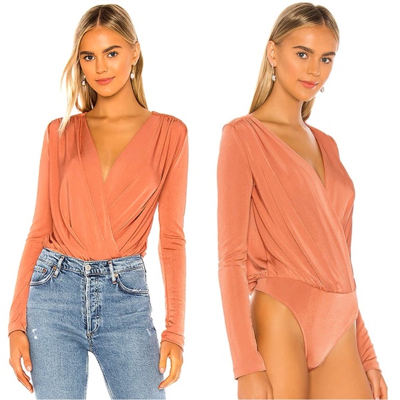 Intimately Free People Turnt Thong Bodysuit Ginger Spice size Medium - Picture 16 of 16